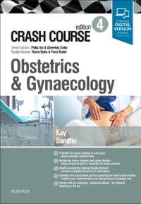 copertina di Crash Course Obstetrics and Gynaecology ( digital version included )