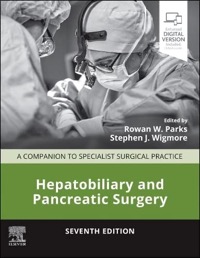 copertina di Hepatobiliary and Pancreatic Surgery - A Companion to Specialist Surgical Practice ...