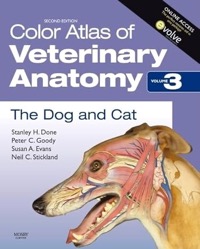 copertina di Color Atlas of Veterinary Anatomy - The Dog and Cat - Volume 3