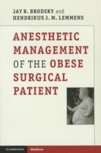copertina di Anesthetic Management of the Obese Surgical Patient