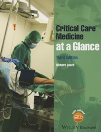copertina di Critical Care Medicine at a Glance