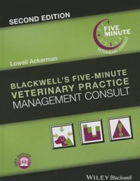 copertina di Blackwell' s Five - Minute Veterinary Practice Management Consult