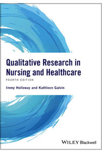 copertina di Qualitative Research in Nursing and Healthcare