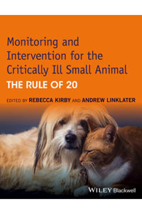 copertina di Monitoring and intervention for the critically ill small animal: the rule of 20