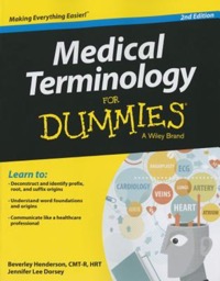 copertina di Medical Terminology for Dummies