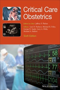 copertina di Critical Care Obstetrics