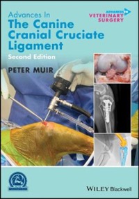 copertina di Advances in the Canine Cranial Cruciate Ligament
