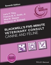 copertina di Blackwell 's Five - Minute Veterinary Consult : Canine and Feline