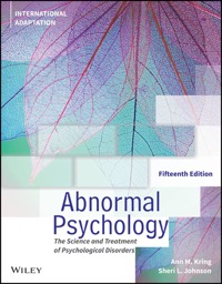 copertina di Abnormal Psychology .  International Adaptation : The Science and Treatment of Psychological ...
