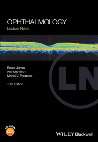 copertina di Ophthalmology - Lecture Notes