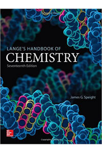 copertina di Lange' s Handbook of Chemistry