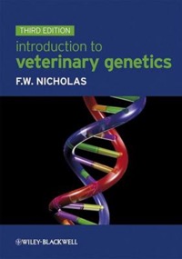 copertina di Introduction to Veterinary Genetics