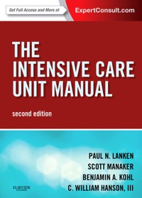 copertina di The Intensive Care Unit Manual