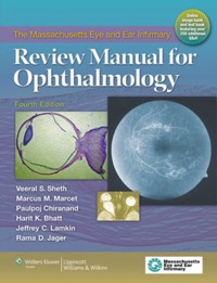 copertina di The Massachusetts Eye and Ear Infirmary Review Manual for Ophthalmology 