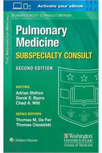 copertina di The Washington Manual Pulmonary Medicine Subspecialty Consult