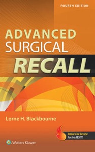 copertina di Advanced Surgical Recall