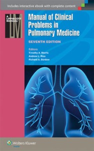 copertina di Manual Of Clinical Problems In Pulmonary Medicine