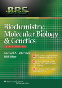 copertina di BRS Biochemistry - Molecular Biology and Genetics 
