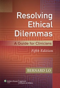 copertina di Resolving Ethical Dilemmas