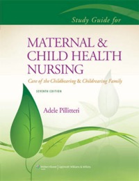 copertina di Study Guide for Maternal and Child Health Nursing - Care of the Childbearing and ...