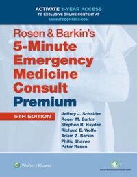 copertina di Rosen and Barkin' s 5 - Minute Emergency Medicine Consult - Premium Edition