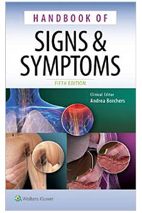 copertina di Handbook of Signs and Symptoms