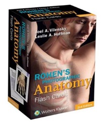 copertina di Rohen' s Photographic Anatomy Flash Cards