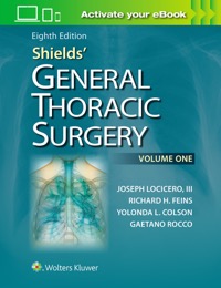 copertina di Schield's General Thoracic Surgery