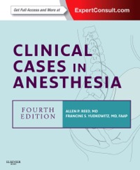 copertina di Clinical Cases in Anesthesia ( Expert Consult : Online and Print )
