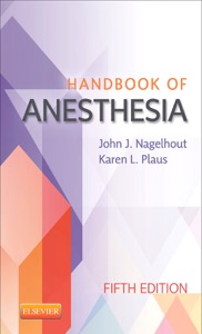 copertina di Handbook of Anesthesia