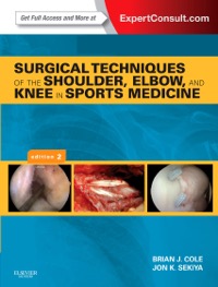 copertina di Surgical Techniques of the Shoulder - Elbow  and Knee in Sports Medicine - DVD included