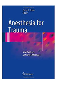 copertina di Anesthesia for Trauma - New Evidence and New Challenges