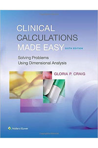 copertina di Clinical Calculations Made Easy - Solving Problems Using Dimensional Analysis 