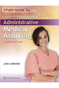 copertina di Study Guide for Lippincott Williams and Wilkins' Administrative Medical Assisting