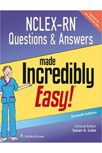 copertina di NCLEX - RN Questions and Answers Made Incredibly Easy
