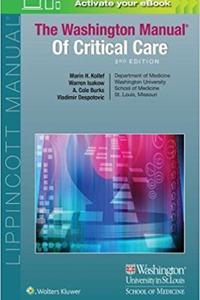 copertina di The Washington Manual of Critical Care