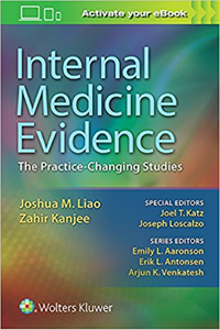 copertina di Internal Medicine Evidence: The Practice - changing Studies