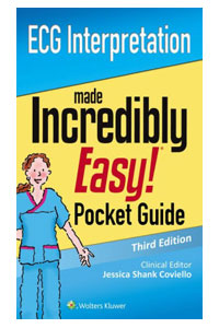 copertina di ECG Interpretation : An Incredibly Easy !  Pocket Guide