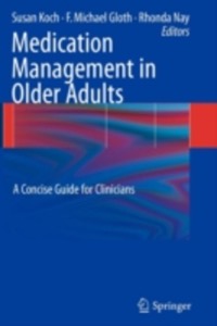 copertina di Medication Management in Older Adults - A Concise Guide for Clinicians