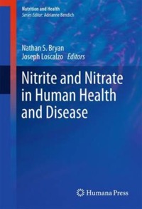 copertina di Nitrite and Nitrate in Human Health and Disease