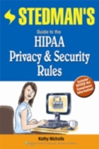 copertina di Stedman's Guide to the HIPAA Privacy Rule