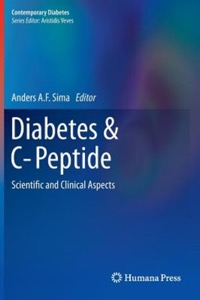 copertina di Diabetes and C -  Peptide - Scientific and Clinical Aspects