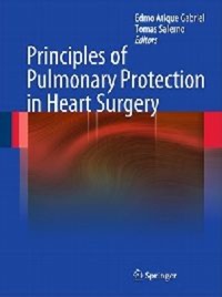 copertina di Principles of Pulmonary Protection in Heart Surgery