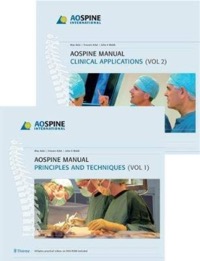 copertina di AO Spine Manual, Books and DVD - Vol. 1: Principles and Techniques, Vol. 2: Clinical ...
