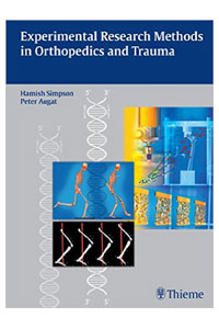 copertina di Experimental Research Methods in Orthopedics and Trauma