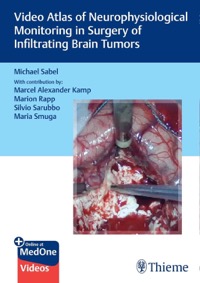 copertina di Video Atlas of Neurophysiological Monitoring in Surgery of Infiltrating Brain Tumors