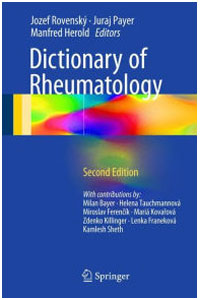 copertina di Dictionary of Rheumatology