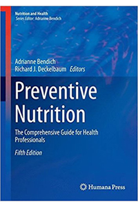 copertina di Preventive Nutrition - The Comprehensive Guide for Health Professionals