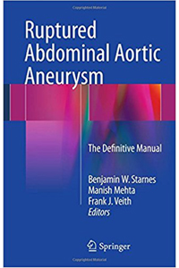 copertina di Ruptured Abdominal Aortic Aneurysm - The Definitive Manual