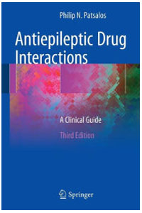 copertina di Antiepileptic Drug Interactions - A Clinical Guide